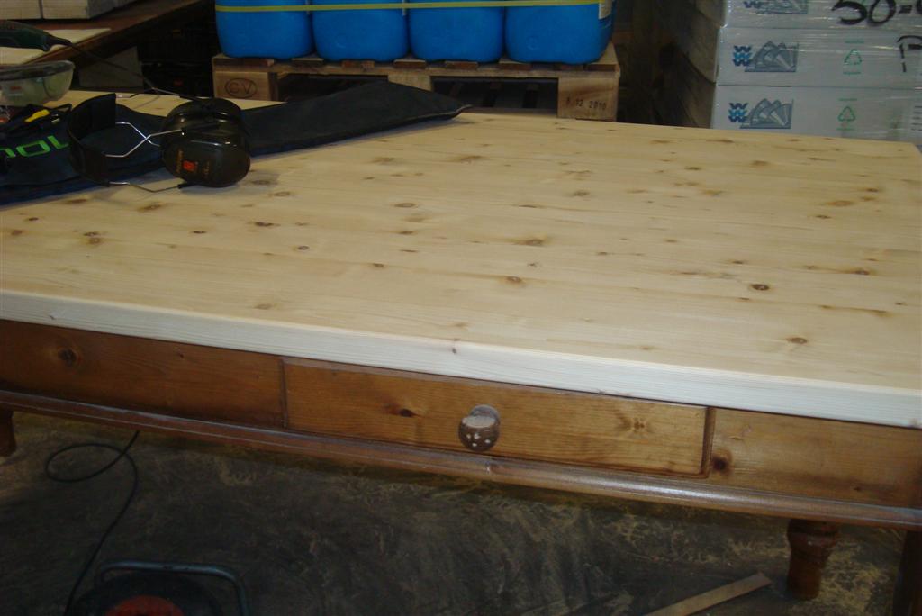 video dichtheid Hechting Renovatie grenen tafelblad | Woodworking.nl