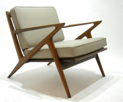 Staat voor baseren Mid century modern stoel | Woodworking.nl